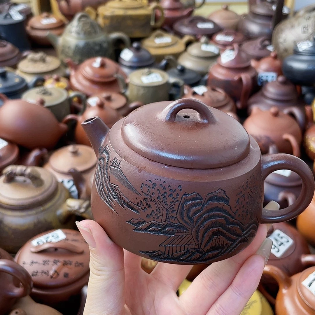 茶壶紫砂紫砂微瑕