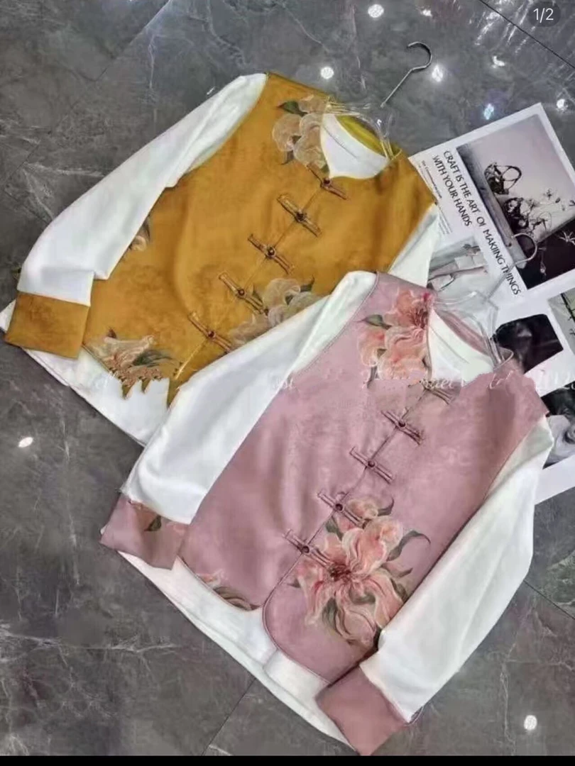 新中式国风醋酸缎面马甲女春季新款立领盘扣无袖坎肩马夹背心套装