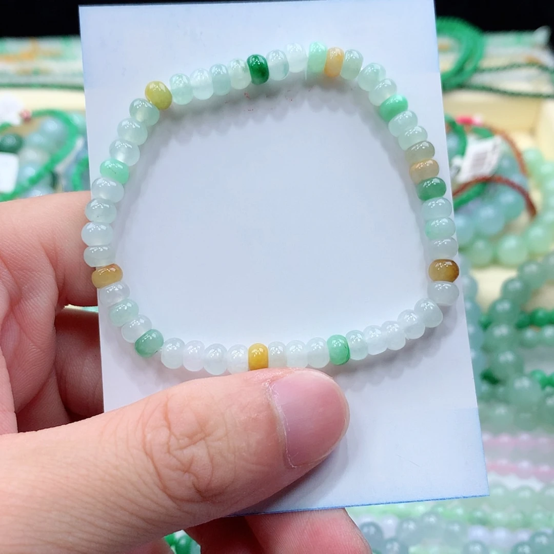 【闪购商品】项链未镶嵌翡翠b****缅甸天然A货翡翠