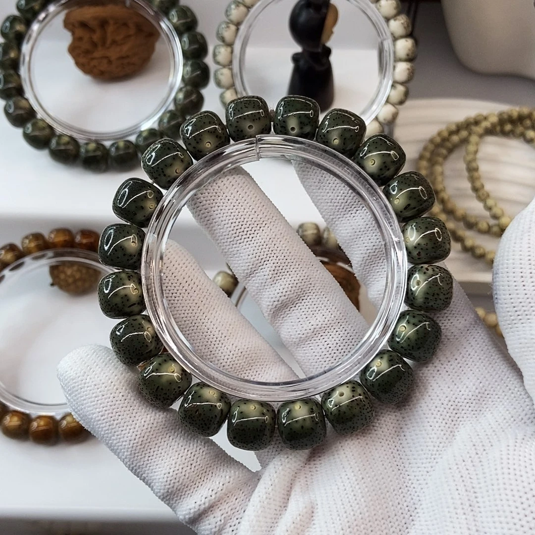 用****手串星月菩提11帝王绿细星76