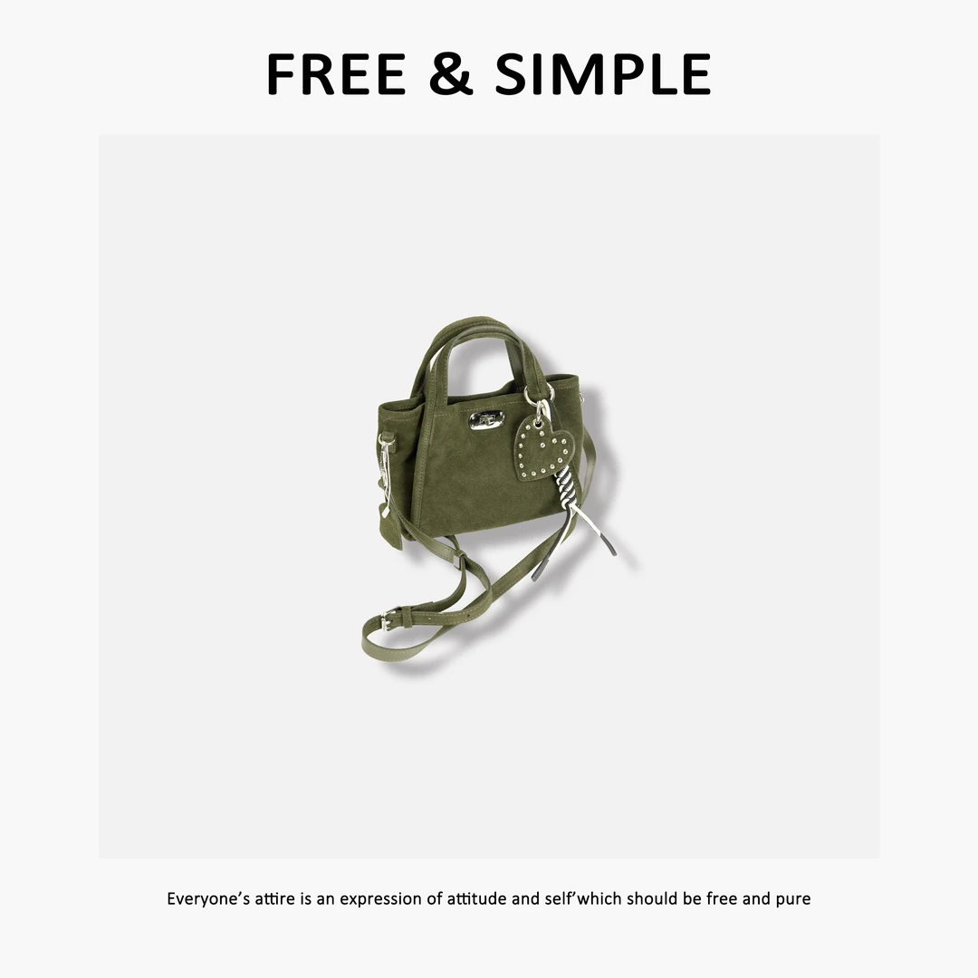 Free&Simple-‘’爱心包‘25年秋冬款极简风时尚单品手提包-5118-1