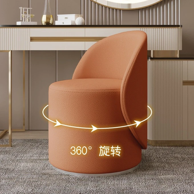 北欧卧室梳妆凳旋转轻奢化妆凳家用网红ins化妆椅子小凳子家用矮