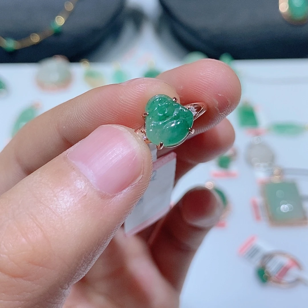 银S925镶嵌独山玉吊坠