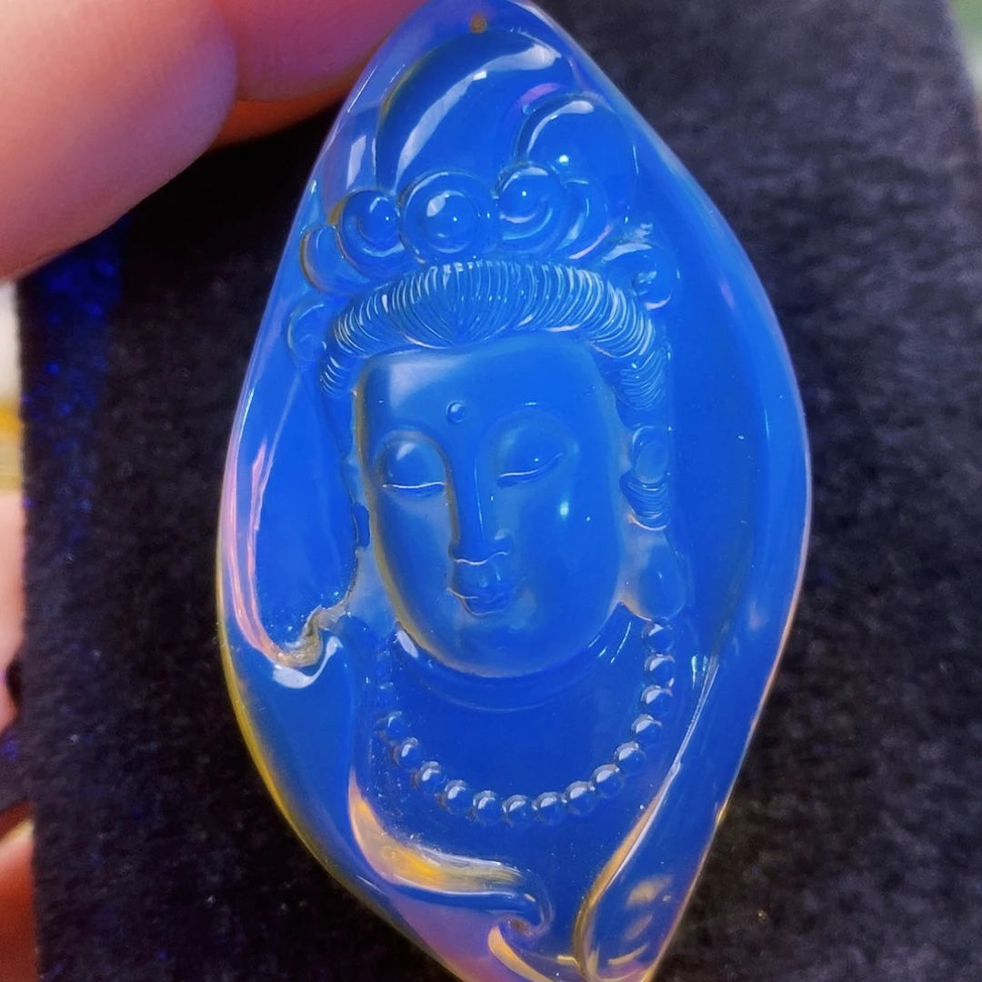 【闪购商品】蓝珀吊坠(不含链)未镶嵌