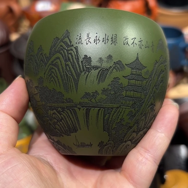 茶杯紫砂宜兴紫砂主人杯