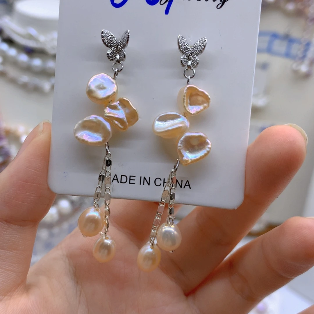 淡水珍珠颈饰合金