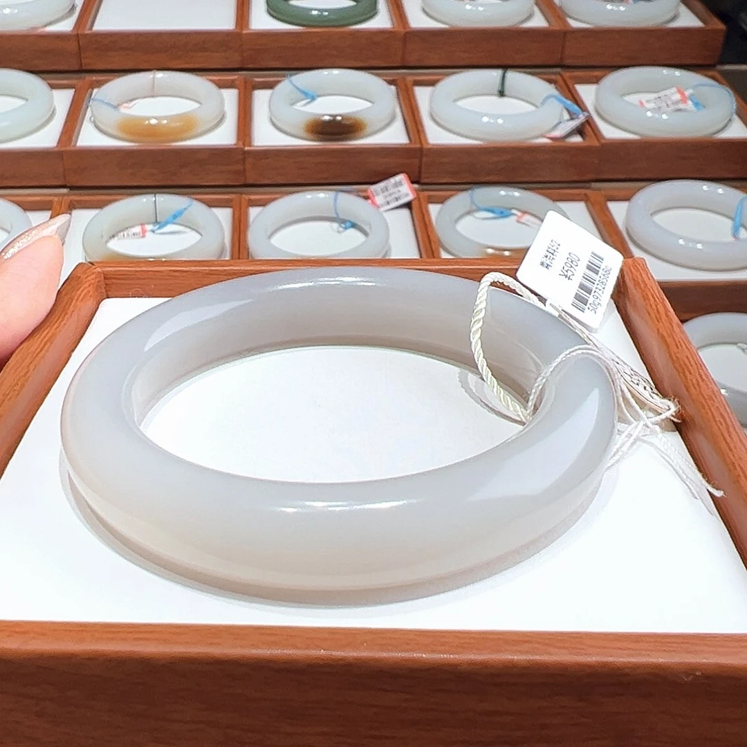 和田玉手镯52/53未镶嵌