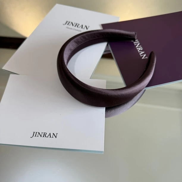 JINRAN紫色宽版发箍