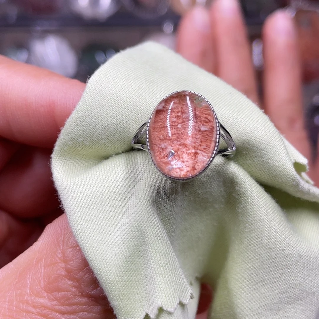 【闪购商品】水晶珠宝半成品银S925镶嵌h****妍戒指