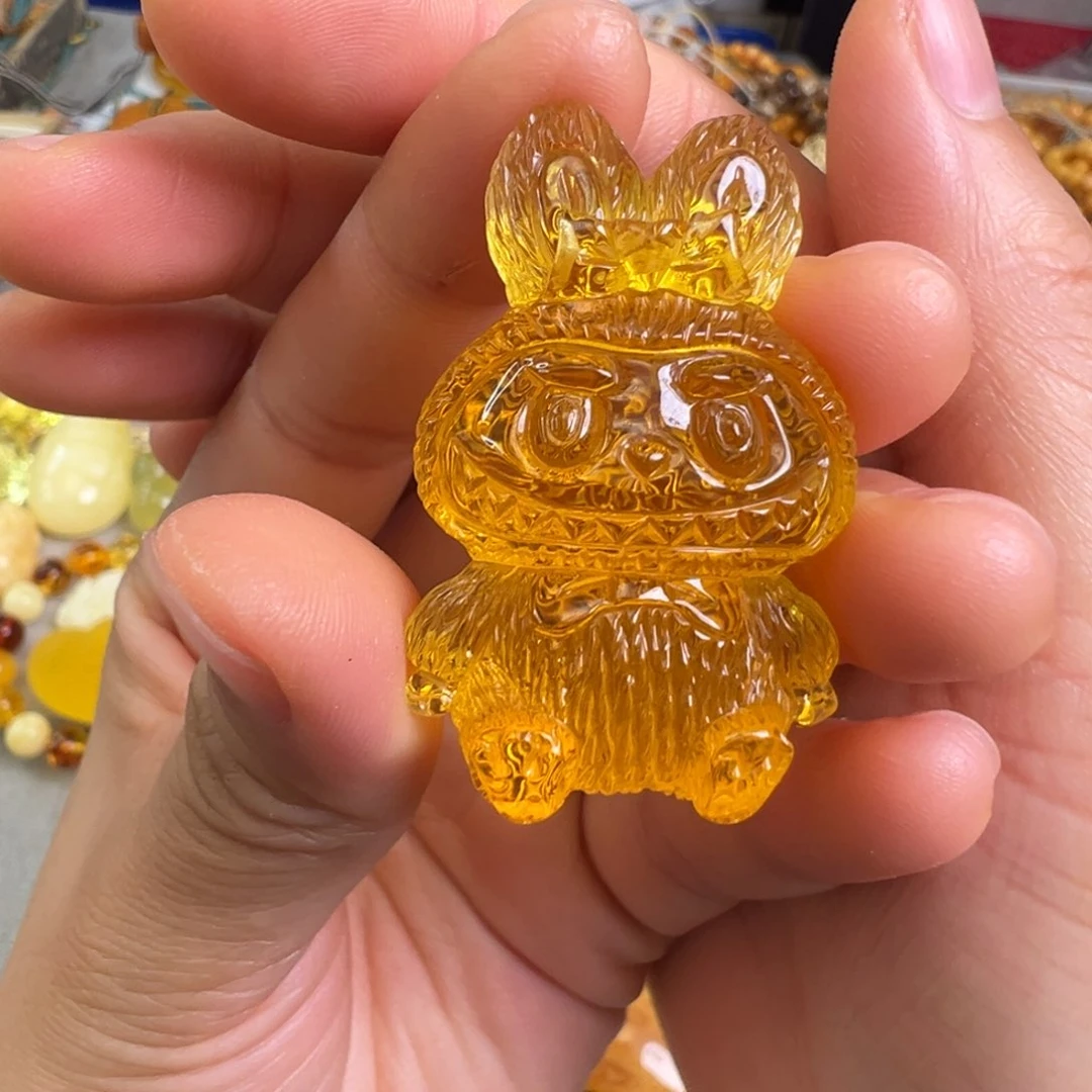 未镶嵌蜜蜡裸石琥珀