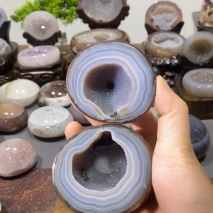 水晶摆件未镶嵌聚宝盆