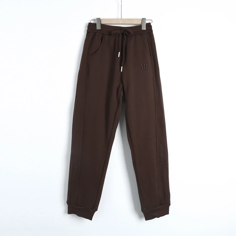 K0012男女同款弹力裤三防加绒加厚冬季百搭舒适保暖长裤女秋冬