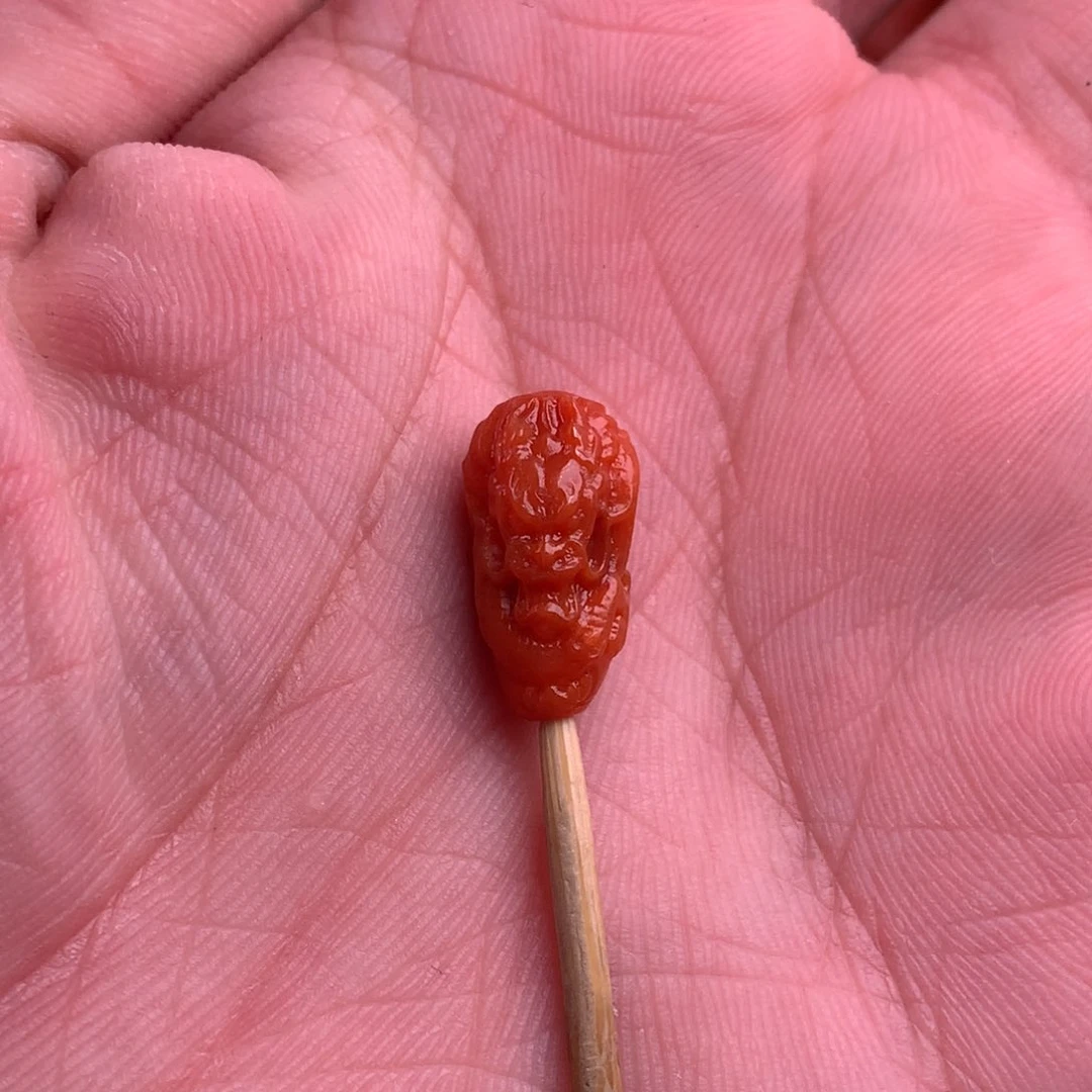 南红玛瑙龙三通9+未镶嵌仪***鑫