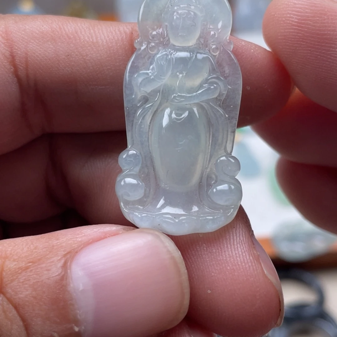 翡翠未镶嵌颈饰翡翠高冰观音