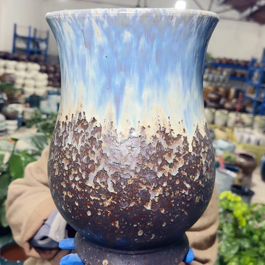 紫砂花盆高30口20