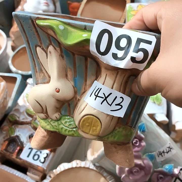 多肉花盆满15包邮