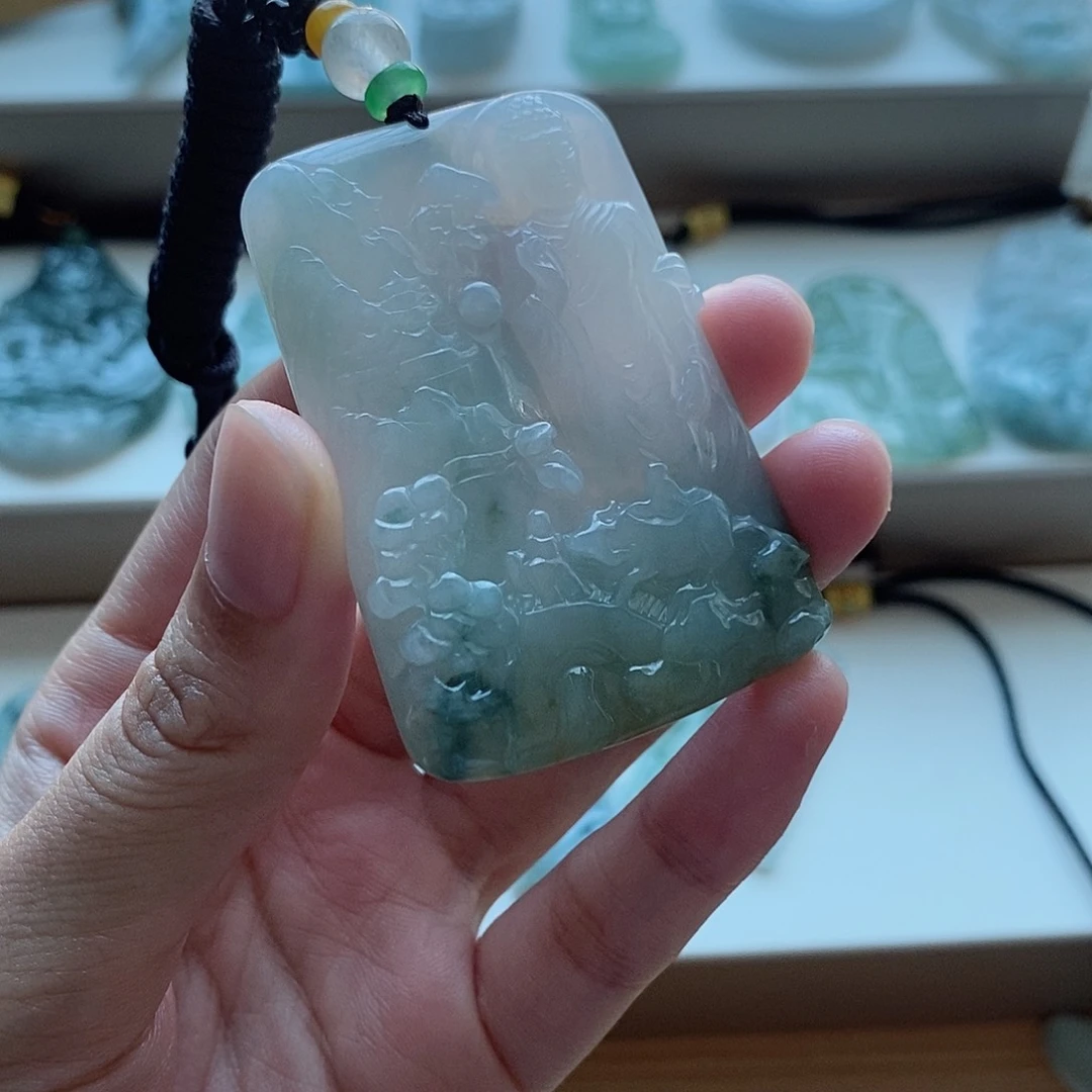 【闪购商品】翡翠未镶嵌颈饰