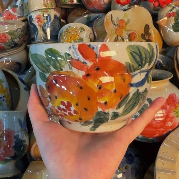 瓷片景德镇陶瓷手工手绘