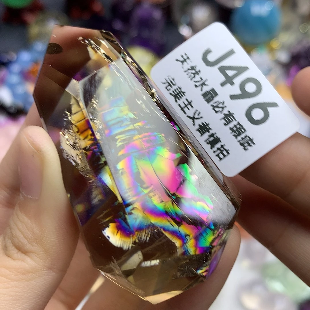 水晶珠宝半成品未镶嵌手把件