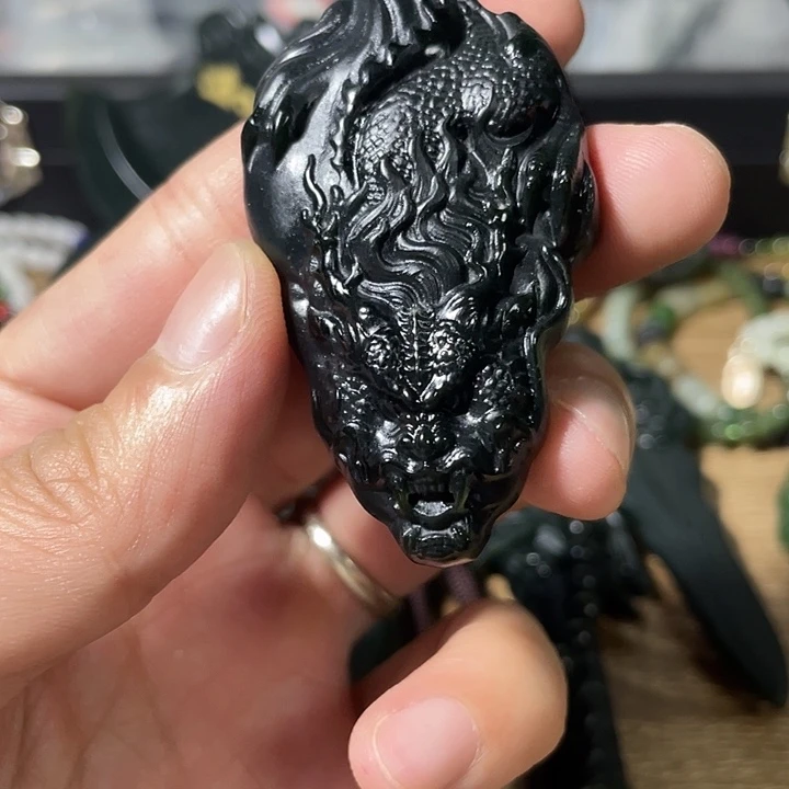 和田玉（青玉）未镶嵌颈饰