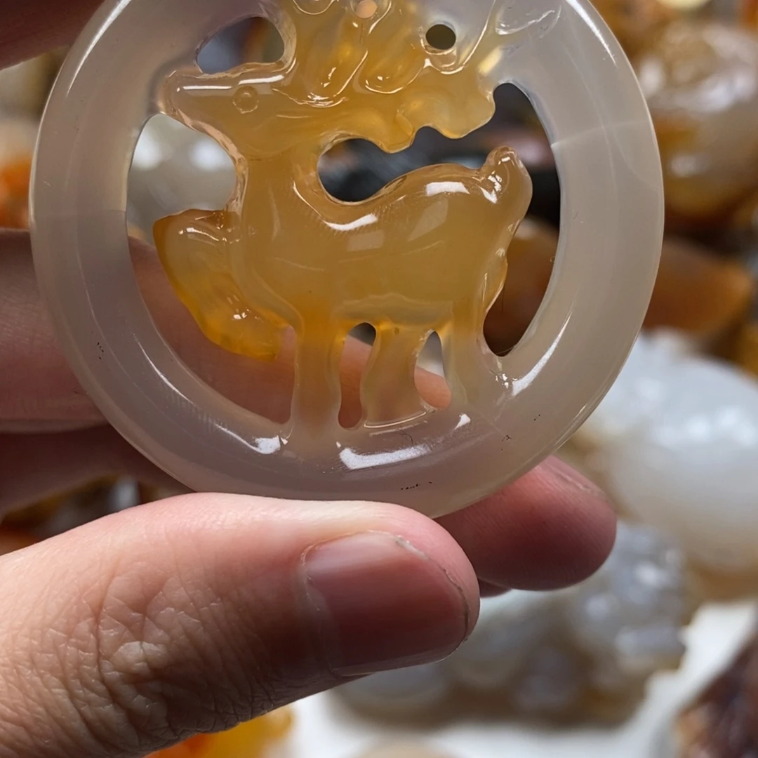 玛瑙/玉髓未镶嵌颈饰