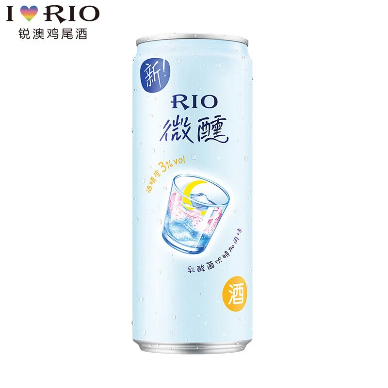 锐澳 微醺乳酸菌伏特加风味鸡尾酒330ml