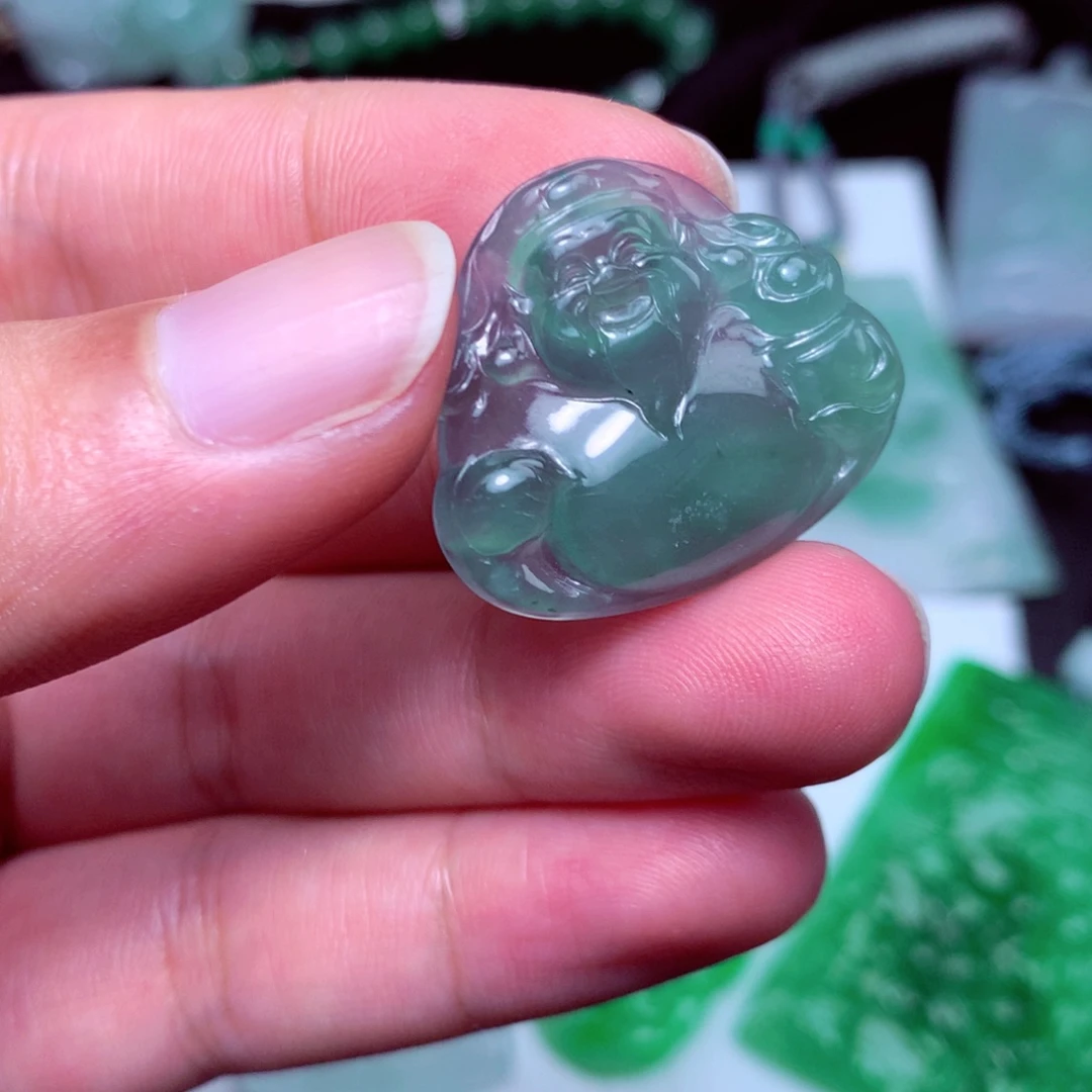 颈饰未镶嵌翡翠天然A货翡翠