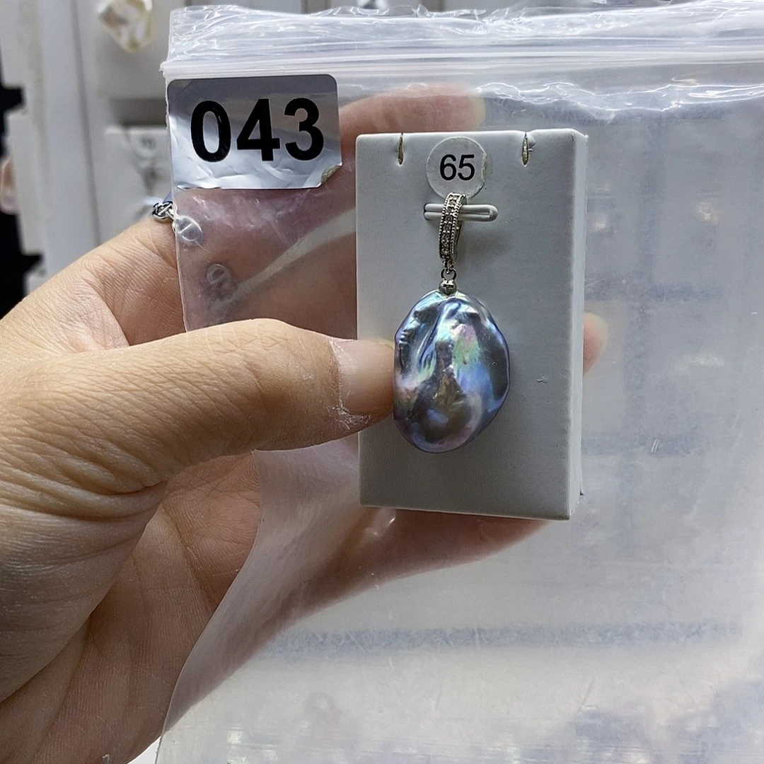 颈饰合金淡水珍珠