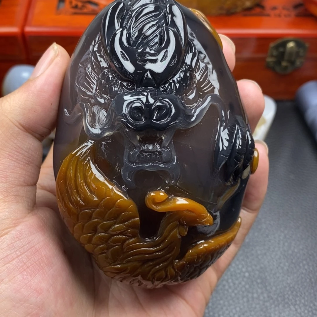 玛瑙/玉髓手把未镶嵌