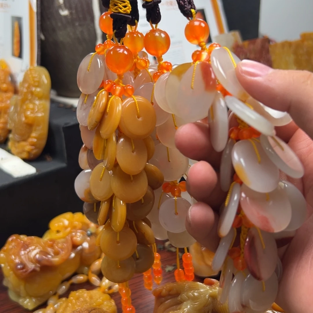 石英质玉（黄龙玉）未镶嵌多样性发货，发其一