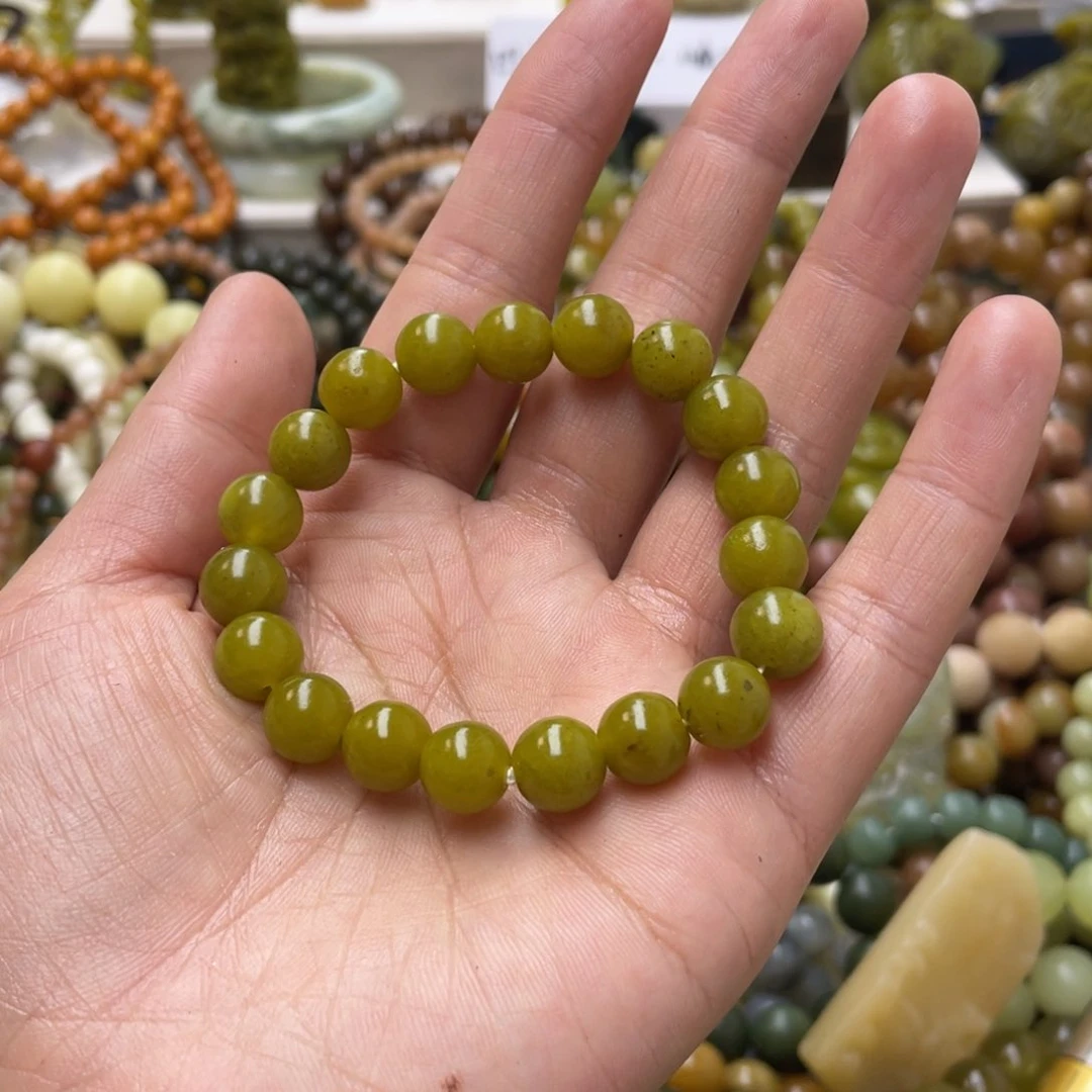 蛇纹石玉手链未镶嵌