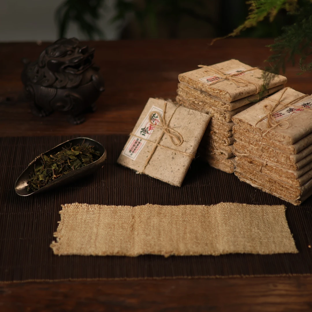 三折蚕丝茶巾，复古老料吸水，透气古风，手工茶布壶垫