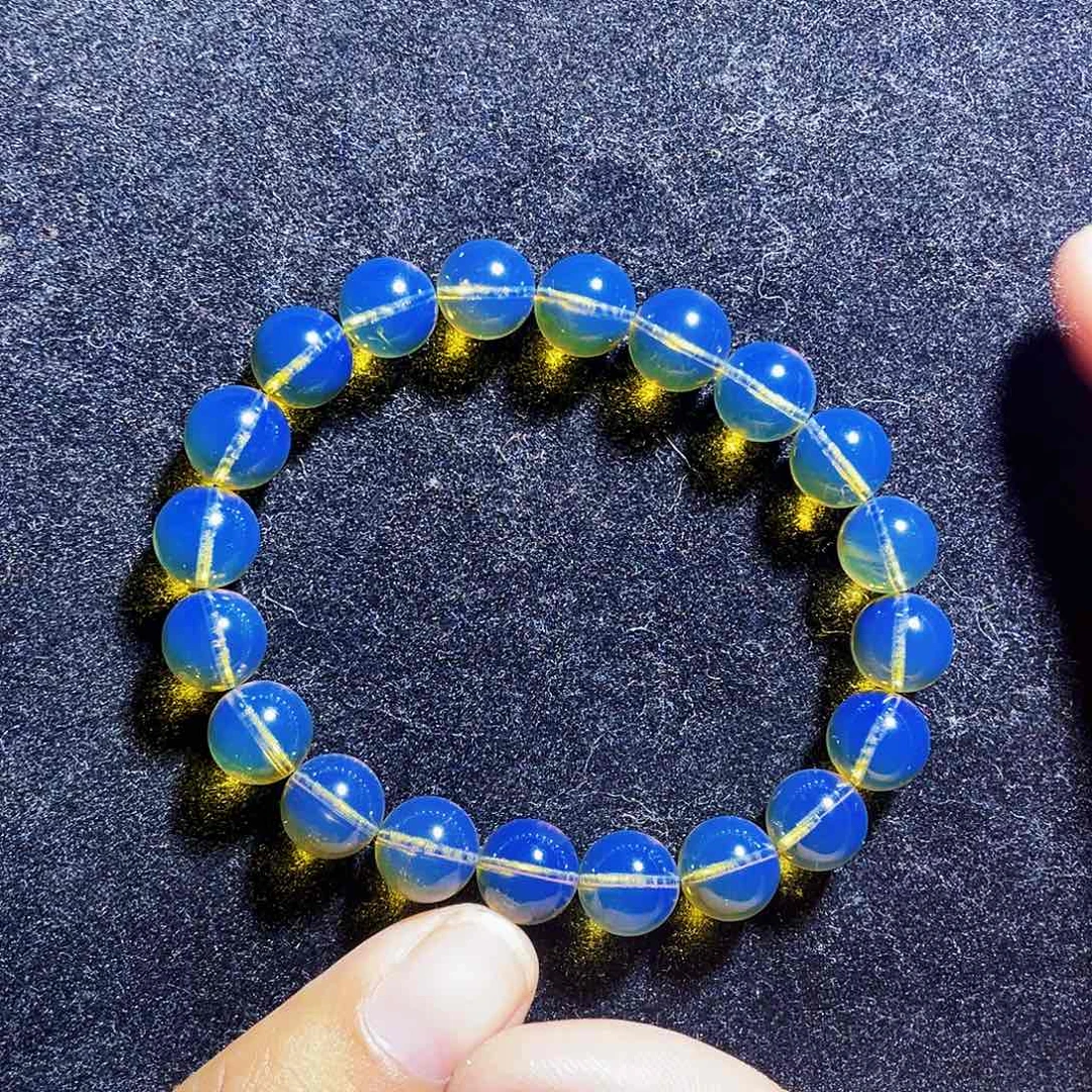 蓝珀裸石未镶嵌异色珀9加