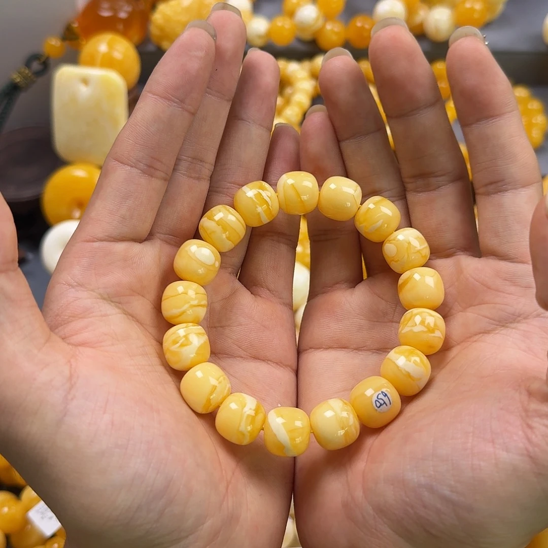 蜜蜡珠宝奇石未镶嵌同料老型14mm