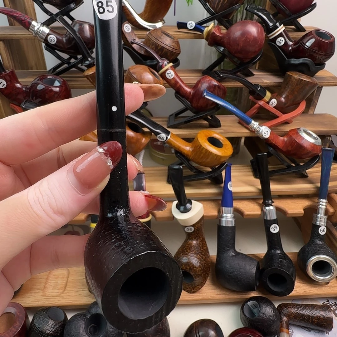 石楠木手工撞球烟斗