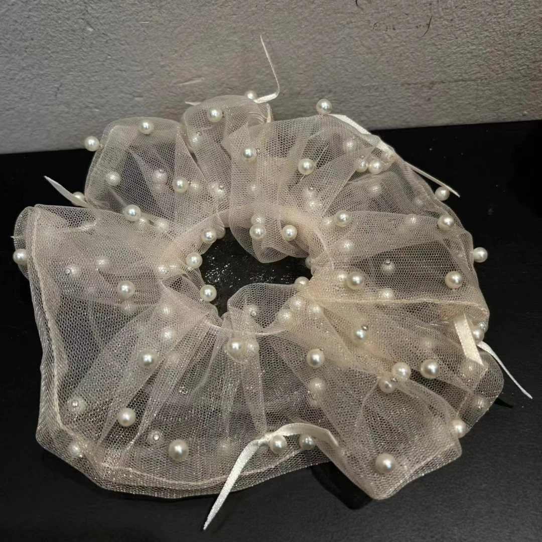 韩国气质珠珠发圈T662