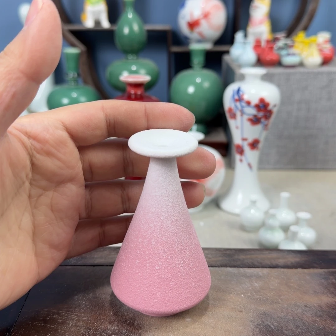 陶瓷手工小花器摆件