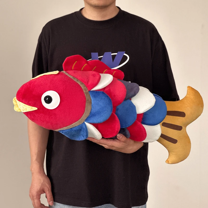 庆余年同款七彩鲤鱼锦鲤毛绒玩具玩偶公仔布娃娃抱枕靠垫