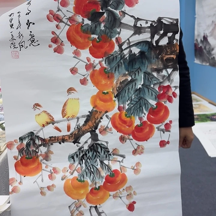 国画手绘国画作品