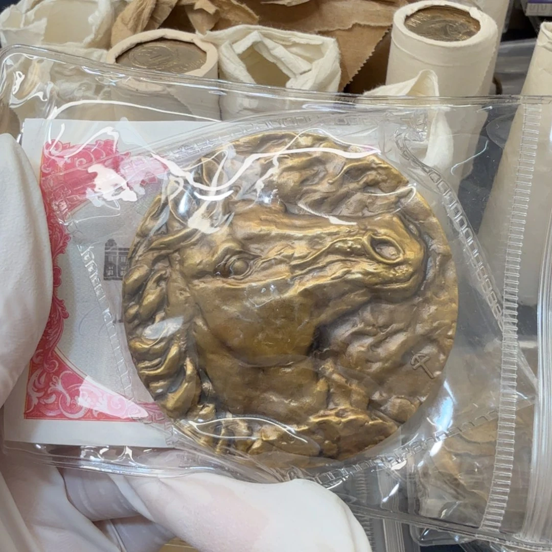 生肖大铜章马（带证书）