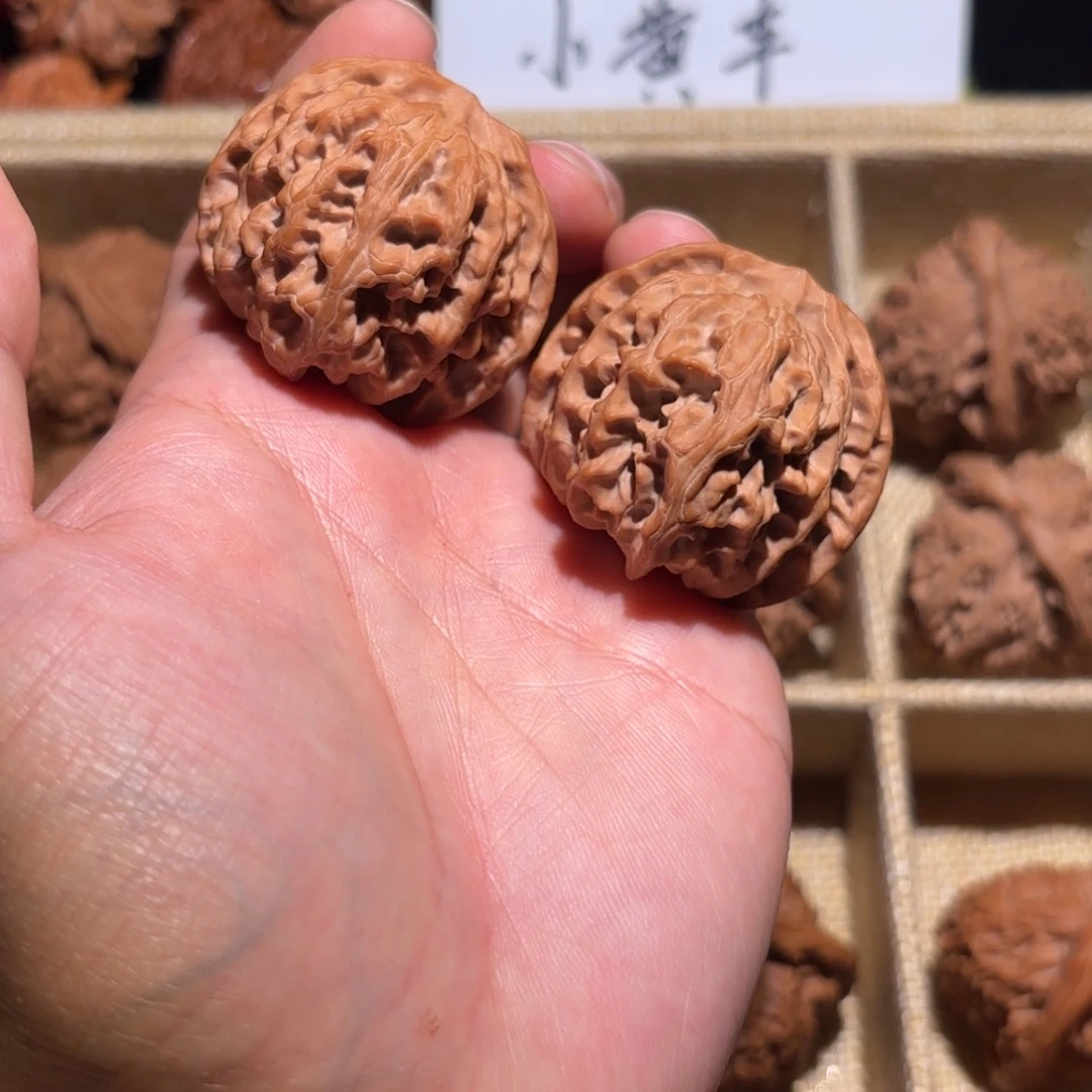 吊坠文玩核桃40苹果园皮质好4