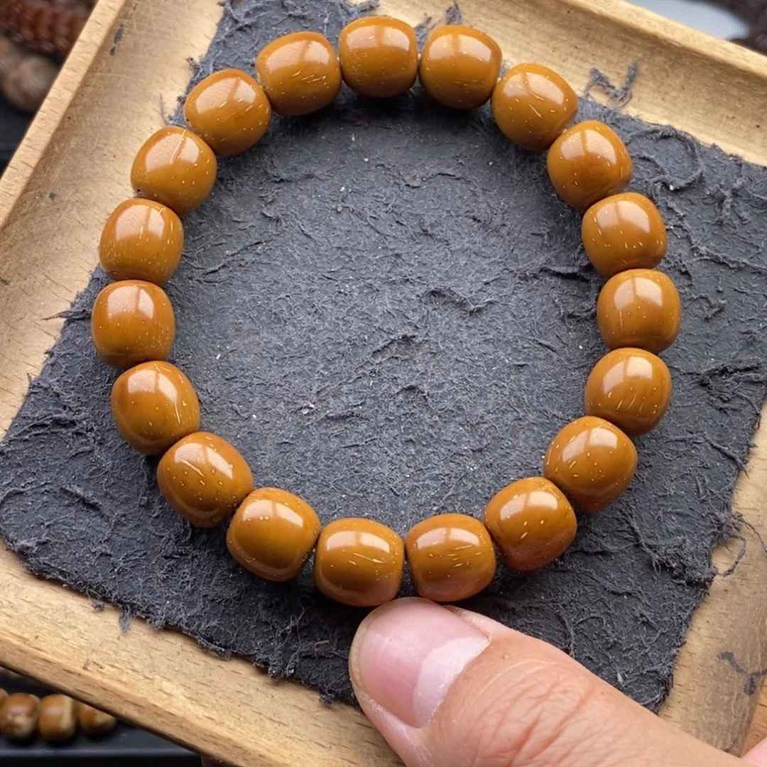 紫金鼠手串11.7mm天花板黄金甲