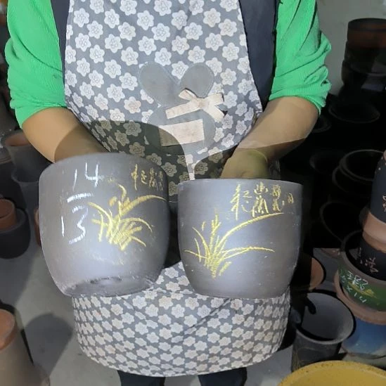 紫砂花盆紫砂紫砂