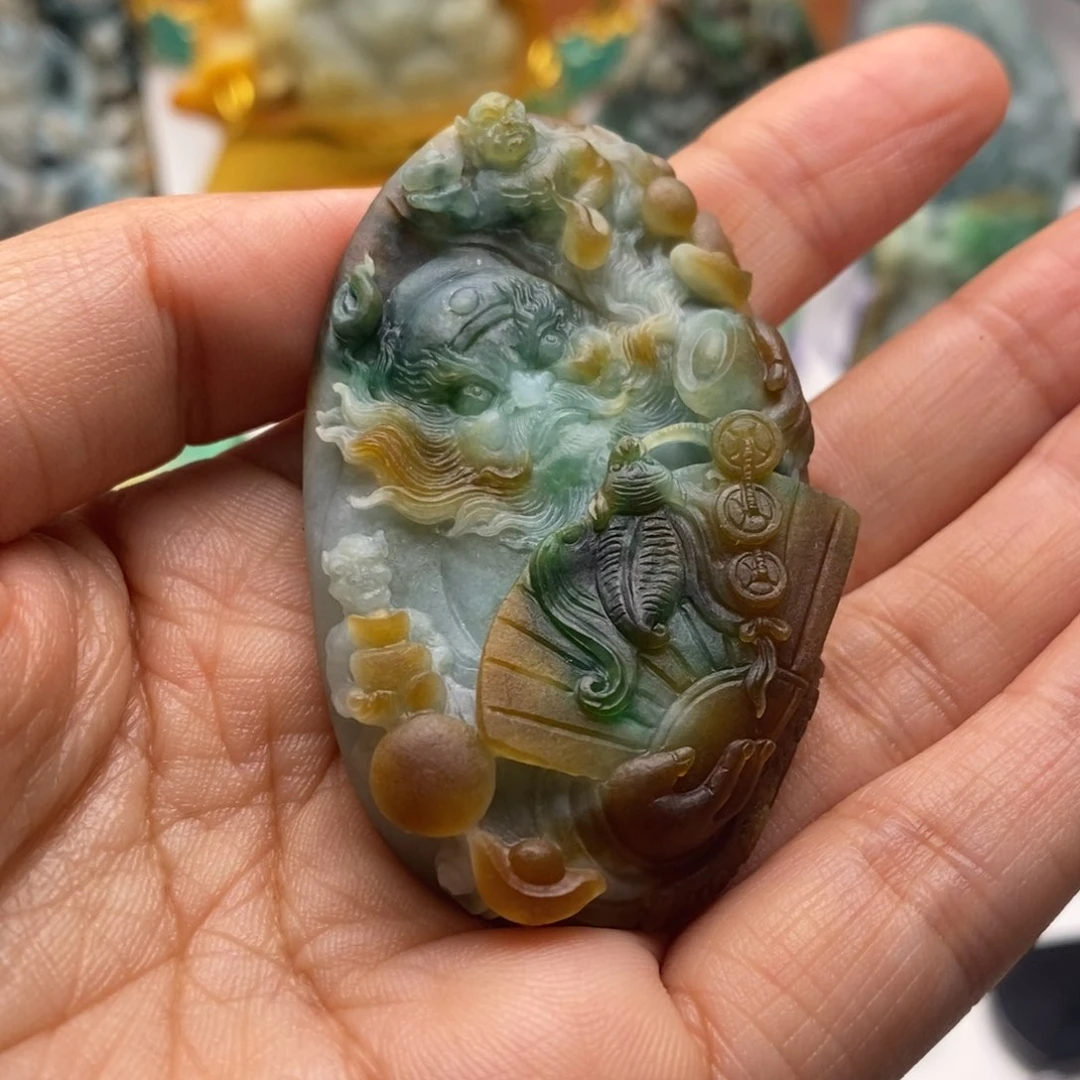 海***越定制翡翠未镶嵌天然缅甸A货翡翠