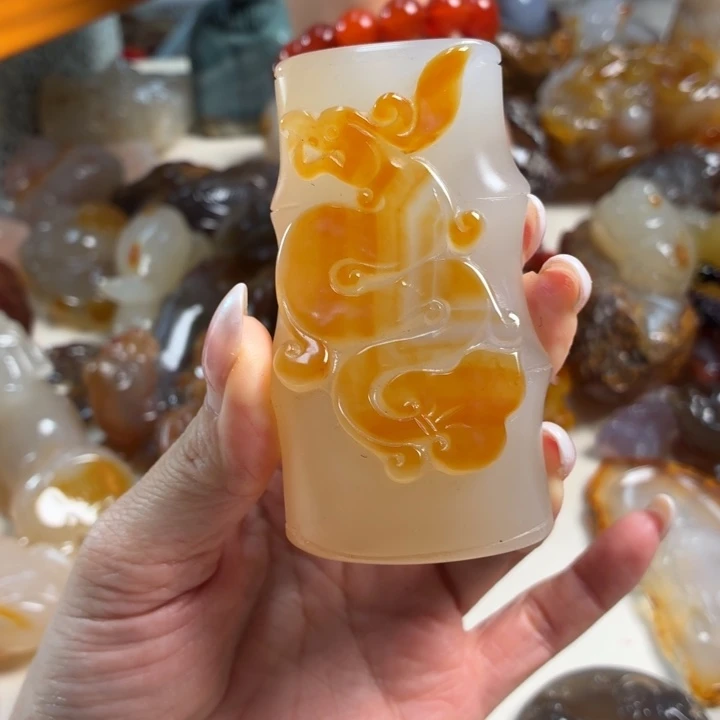 玛瑙/玉髓未镶嵌吊坠(不含链)