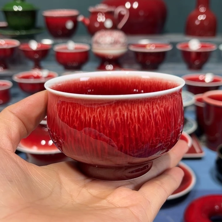 景德镇陶瓷浅行窑儒士杯