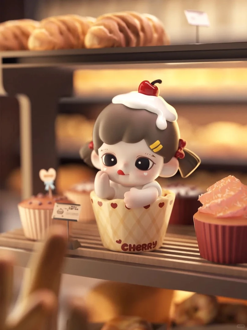 【拆盒】TNT SPACE_Baby Zoraa mini 妹宝烘焙店_只只潮玩摆件盲盒