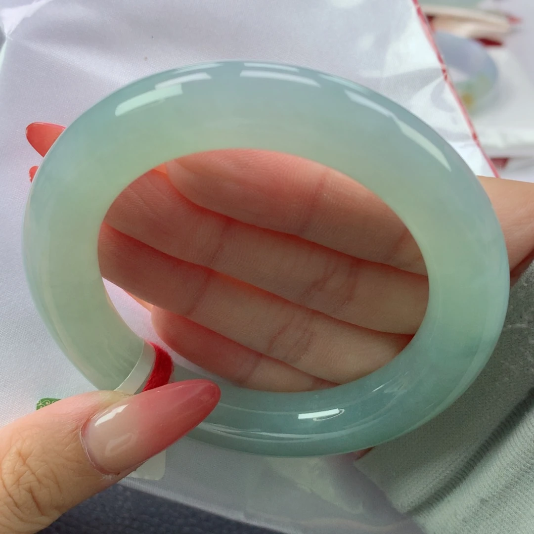 未镶嵌手镯翡翠缅甸天然翡翠A货55.7