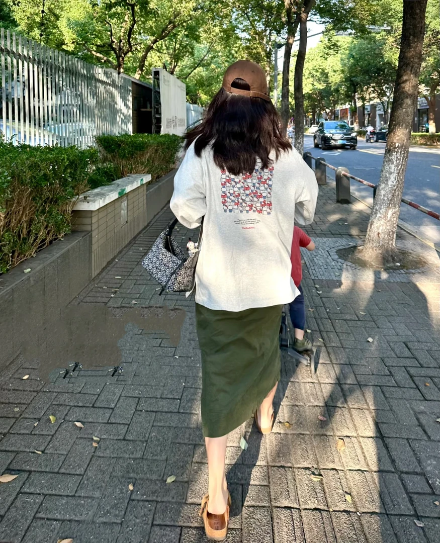 50周年纪念 H K猫 两色长袖百搭T恤