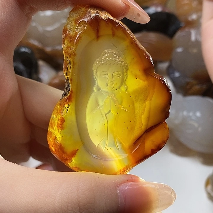 玛瑙/玉髓合金颈饰